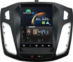 "Android 14" automobilinis radijas, tinkamas "Ford Focus" (2010-2014) - [2G + 32G] - su galine kamera, "Canbus" ir žemėlapiu - GPS 2 DIN - palaiko DAB / vairo valdymą / WiFi / Bluetooth 5.0 / CARPLAY / IPS