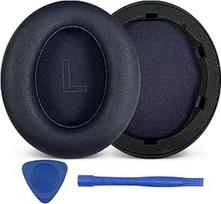 "Anker Soundcore Life Q30" ausinėms skirti pakaitiniai ausų įdėklai Ausų įdėklai taip pat tinka "Anker Soundcore Life Q35" ausinėms Triukšmą izoliuojančios putos, patvari oda (mėlyna)