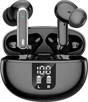 "Bluetooth" ausinės, belaidės "Bluetooth 5.4" ausinės, ausų kištukai HD mikrofonas / LED ekranas / triukšmą slopinančios ausinės sportui, bėgimui, miegui