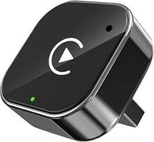 "Carplay" belaidis adapteris, 2025 m. atnaujintas kompaktiškas "iOS 10+" ir "Android 11+" "Carplay Android" automobilinis "Dongle", "2-in-1" greitas stabilus belaidis automobilinis "Play" adapteris su USB ir C tipo jungtimi, "Plug & Play", be vėlavimo