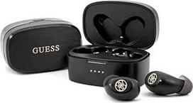 "Guess" GUTWSJL4GBK "Bluetooth" stereofoninės ausinės 5.0 juodos spalvos