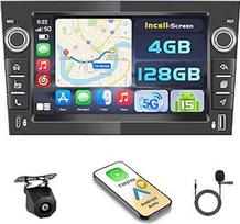 "Hikity Android 15 4+128G" automobilinis radijas "Opel Corsa Astra Antara Meriva Combo Signum Zafira" su 7 colių "Incell" jutikliniu ekranu su belaidžiu "Carplay" "Android" automobiliu, FM/RDS radiju BT GPS WiFi atbulinės eigos kamera +