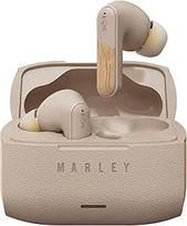 "Marley House of Trenchtown ANC In-Ear Bluetooth" belaidės ausinės - triukšmo slopinimas, mikrofonas, IPX5 atsparumas prakaitui, 24 valandų baterijos veikimo laikas, jutiklinis valdymas, pagamintos iš tvarių medžiagų, kreminės spalvos