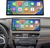 "Ninetom" automobilinis radijas su 12,3 colių jutikliniu ekranu, belaidžiu "Carplay" ir "Android Car", skirtas 2016-2022 m. F48 serijos BMW X1 su EVO sistema, palaiko "Mirrorlink", kamerą, navigaciją
