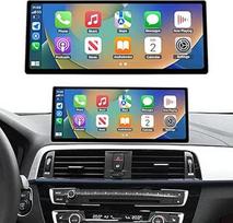 "Road Top CarPlay" ekranas, 12,3 colio itin plonas automobilinis radijo stotelės ekranas, skirtas BMW 1/2 serijos F20/F21/F22 2017-2019 m. su EVO sistema, palaiko "Wireless CarPlay"/"Android Auto"/"MirrorLink