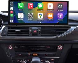 "Road Top" 12,3 colių automobilinio radijo imtuvo belaidis "CarPlay" jutiklinis ekranas, skirtas "Audi A6/A7" 2011-2018 m., automobilinio radijo stereogarsiakalbio multimedijos ekranas, palaiko belaidį "Android Car", navigaciją, "Mirrorlink