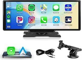 10,3 colio "Android" automobilis "Airplay" palaikymas Vaizdo įrašai Belaidis "CarPlay" palaikymas "Bluetooth Airplay" automobiliams Belaidis "CarPlay" "Android" automobilis Nešiojamasis "Carplay" ekranas