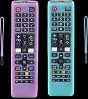 2 x silikoninis apsauginis dėklas, skirtas "Samsung" televizoriui AA59-00741A AA59-00786A BN59-01175N BN59-01315B Nuotolinio valdymo pultas Atsparus smūgiams, neslidus, plaunamas
