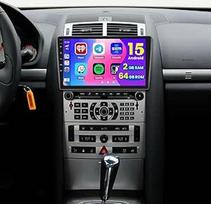 2+64G Hikity "Peugeot 407" 2004-2011 m. "Android" automobilinis radijas Belaidis "Carplay" "Android" automobilis, 9 colių ekrano automobilinis radijas su navigacija "Bluetooth" EQ FM/RDS atbulinės eigos kamera