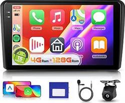 4 + 128 G: Hodozzy Carplay automobilinis radijas Audi A3 S3 8P RS3 2003-2013 Android automobilinis radijas su 9 colių vidiniu ekranu su Android Car/WiFi/GPS/RDS/FM/Bluetooth/USB