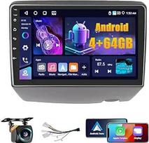 4+64G Android automobilinis radijas "Toyota Vitz XP10 Yaris Square Echo 1999-2005" su belaidžiu "Carplay" ir "Android Car", 9 colių IPS jutiklinio ekrano radijas su "Bluetooth 5.0"/GPS/atsukimo kamera/FM/WiFi/SWC