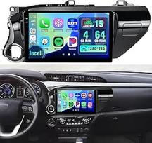 4+64G Android automobilinis radijas su ekranu Toyota Hilux Pick Up AN120 2015-2020 Wireless Carplay, automobilinis radijas su navigacija 10.1 colių Incell ekranas Android Car/FM/RDS/Reversing Cam