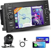4+64G automobilinis radijas "Ford Transit/Fiesta/Focus2/Fusion/Mondeo/Connect" su belaidžiu "Carplay"/"Android" automobiliu, "Motorsi" 7 colių "Android" jutiklinis ekranas GPS, "WiFi", FM, RDS, SWC, "Bluetooth", EQ+AHD kamera + mikrofonas