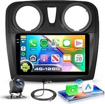 4G + 128G automobilinis radijas "Android 15", skirtas "Renault Dacia Sandero 2 B52" 2012-2019 m., 9 colių vidinis HD jutiklinis ekranas su belaidžiu "Carplay", "Android", "Android", GPS, "Wi-Fi", USB, "Bluetooth", FM, RDS kamera
