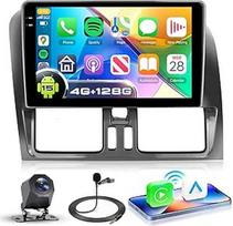 4G + 128G automobilinis radijas "Android 15", skirtas "Volvo XC60" 2008-2013 m., 9 colių vidinis HD jutiklinis ekranas su belaidžiu "Carplay" ir "Android", automobilinis radijas su GPS "Wi-Fi", USB, "Bluetooth", FM, RDS radijas, atbulinės eigos kamera