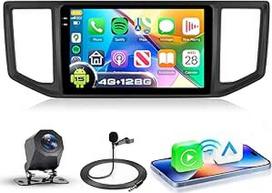 4G + 128G automobilinis radijas "Android 15", skirtas "VW Crafter 2017-2021", 10,1 colio vidinis HD jutiklinis ekranas su belaidžiu "Carplay" "Android" automobiliu, automobilinis radijas su GPS "Wi-Fi" USB "Bluetooth" FM RDS atbulinės eigos kamera