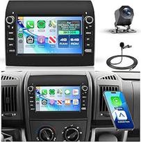 4G + 64G "Android" automobilinis radijas "Fiat Ducato 2008-2015/Peugeot Boxer 2/Citroen Jumper 2011-2015 9 colių belaidis "Carplay" automobilinis radijas su "Android" navigacija GPS FM/RDS/EQ Mirror Link Bluetooth