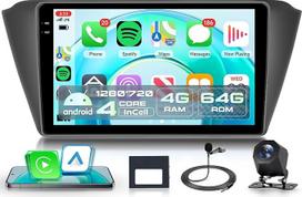 4G + 64G belaidis Carplay Android 15 automobilinis radijas Skoda Fabia 3 III 2015-2019 9 colių Incell jutiklinio ekrano automobilinis radijas su Android automobiline GPS navigacija WiFi Mirror Link Bluetooth FM/RDS/EQ/USB/SWC gale
