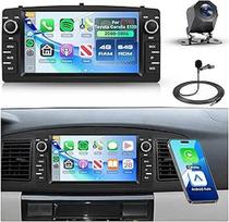 4G + 64G Rimoody automobilinis radijas Android 2 DIN Toyota Corolla E120 2000-2006 7 colių belaidis Carplay Stereo automobilis su Android automobiline GPS navigacija Mirror Link Bluetooth WiFi FM/RDS/EQ SWC galinio vaizdo kamera