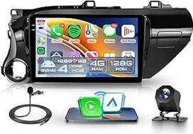 4G+128G belaidis Carplay Android automobilinis radijas Toyota Hilux Pick Up AN120 2015-2020
