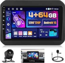 5G WiFi 4+64G Android automobilinis radijas Suzuki Ignis 2016-2020 Belaidis Carplay Android automobilis, 9 colių IPS ekrano automobilinis radijas su navigacija Bluetooth 5.0 FM/RDS SWC atbulinės eigos kamera