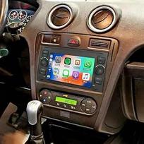 7 colių "Android 14" automobilinis radijas su ekranu "Ford Fusion" 2005-2009 m., 2 DIN automobilinis radijas su navigacija DAB "Bluetooth" automobilinis radijas su belaidžiu "Carplay" atbulinės eigos kamera Mirror Link GPS WiFi FM RDS 4+64G