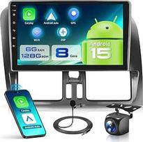 8 branduolių 6G + 128G "Android 15" automobilinis radijas "Volvo XC60" 2008-2013 m., 9 colių HD IPS jutiklinio ekrano automobilinis radijas su belaidžiu "Carplay" "Android" automobiliniu GPS DSP "Wi-Fi" "Bluetooth" FM RDS radijas atbulinės eigos kamera