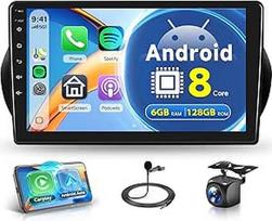 8 branduolių 6G+128G Android 15 Autoradio für FIAT Fiorino/Qubo/Citroen Nemo/Peugeot Bipper 2008-2017 Wireless Carplay Android Auto 10.1 Zoll Radio mit Navi GPS WiFi Bluetooth FM/RDS/DSP/SWC Rückfahrkamera