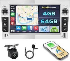 Android 15 4+64GB Autoradio für Opel Astra Antara Corsa Zafira Meriva Vivaro Combo mit 7'' Incell Touchscreen, Wireless Carplay Android Auto, FM/RDS Radio BT GPS WiFi Rückfahrkamera + MIC