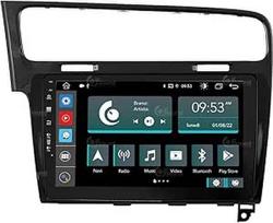 Asmeninis automobilinis radijo imtuvas Volkswagen Golf 7 Black Android GPS Bluetooth Bluetooth WiFi USB DAB+ jutiklinis ekranas 10 colių 8Core Carplay Android automobilis