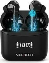 Aukšto dažnio garsiakalbis be filmo VIBE-TECH - Bluetooth 5.4+EDR, ANC, Hi-Fi, Smart Touch, veikimo trukmė 42 valandos, LED apšvietimas, atitinka IPX7 apsaugos normą, lygis Typ-C