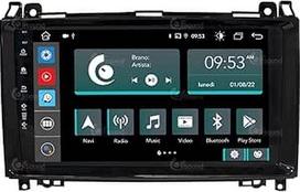 Automobilinis radijas "Mercedes" A/B klasei "Android" GPS "Bluetooth" "WiFi" USB DAB+ jutiklinis 9 colių 8 branduolių "Carplay" "Android" automobilis