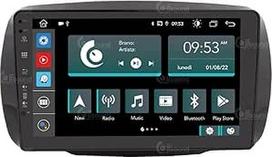 Automobilinis radijo imtuvas Smart 453 Android GPS Bluetooth WiFi USB DAB+ jutiklinis ekranas 9 colių 8Core Carplay Android automobilis