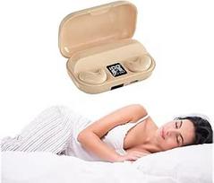 Belaidės "Naked Invisible Sleep Earbuds" ausinės šoniniams miegantiems, "Bluetooth", mažos ausinės, nematomos ausinės miegui, mažytės mini paslėptos nematomos belaidės miego ausinės