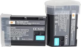 DSTE 2 vnt EN-EL15 baterija (2550 mAh/7,0 V), skirta Nikon D7200 D7100 D7000 D7000 D750 D810 D750 D750 D800 D800E D810A