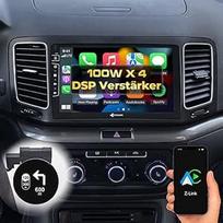 DYNAVIN Android automobilinė radijo navigacijos sistema "VW Sharan", skirta "Seat Alhambra", 9 colių OEM radijo imtuvas su belaidžiu "Carplay" ir "Android Car", "Head-up" ekranas, įskaitant DAB+: D9-DF56 Premium Flex