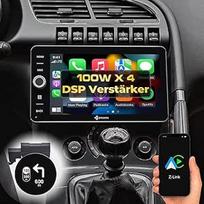 DYNAVIN Android automobilinis radijas su navigacija, skirtas "Peugeot 3008 5008", 9 colių radijo imtuvas su belaidžiu "Carplay" ir "Android Car", "Head-up" ekranas, įskaitant DAB+: D9-PG3008 Premium Flex