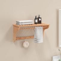 Rankšluosčių kabykla 60x30x35cm riešutmedžio medienos masyvas