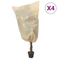 Uždangalai augalams su virvutėmis 4vnt 08x12m 70g/m²