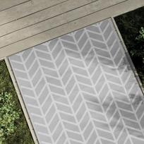 Lauko kilimas ARAKIL pilkos spalvos 120x180cm PP