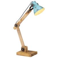 Rašomojo stalo šviestuvas baltintas mėlynas 23x18x96cm 25W