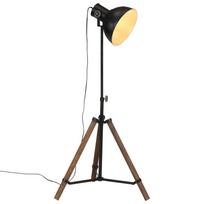 Toršeras juodos spalvos 75x75x90-150cm 25W E27