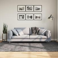 Kilimas HUARTE antracito 160x230 cm trumpi šereliai