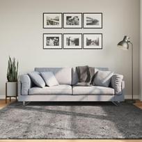 Kilimas HUARTE antracito 200x200cm trumpi šereliai