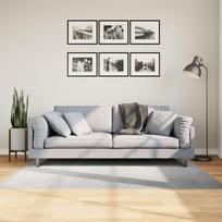 Kilimas IZA pilkas 120x170cm trumpi šereliai