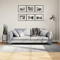 Kilimas IZA pilkas 140x200cm trumpi šereliai
