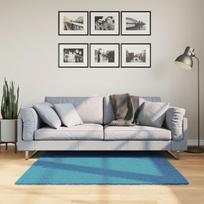 Kilimas OVIEDO turkio spalvos 120x120cm trumpi šereliai
