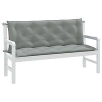 Sodo suoliuko pagalvėlės 2vnt pilkos 150x50x7cm audinys