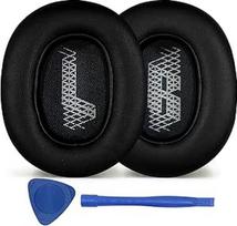 JBL E65 (E65BT E65BTNC)/Live 650 (650NC 650BTNC)/Live 660 (660NC 660BTNC)/Duet NC ausinių per ausis pagalvėlės Minkštos odos ausų pagalvėlės Triukšmą izoliuojančios putos Juoda