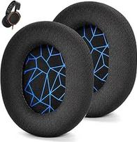Juodos ausų pagalvėlės "SteelSeries Arctis 1/3/5/7/7+/7P/7P+/7X/7X+/9/9X/Pro/Prime", žaidimų ausinių ausinių pagalvėlės, didelio tankio minkštesnės atminties putų ausų pagalvėlės, patobulintos ausinių ausinių pagalvėlės